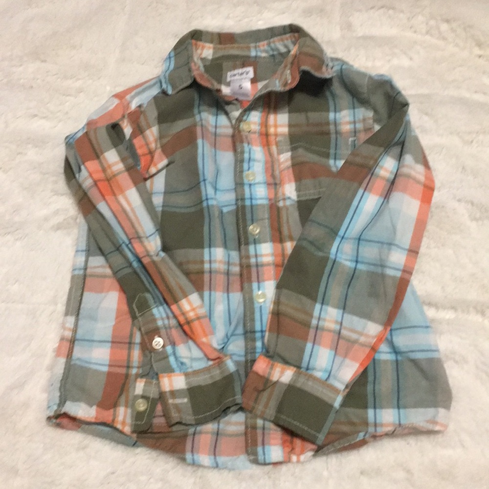 Cater, boys long sleeve button down shirt